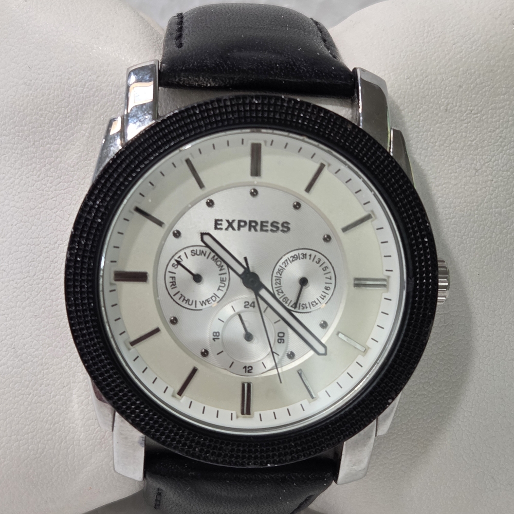 Express Black and Silver Watch